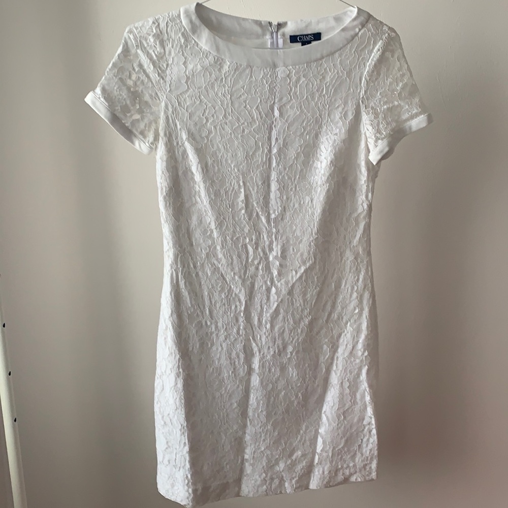 White lace dress